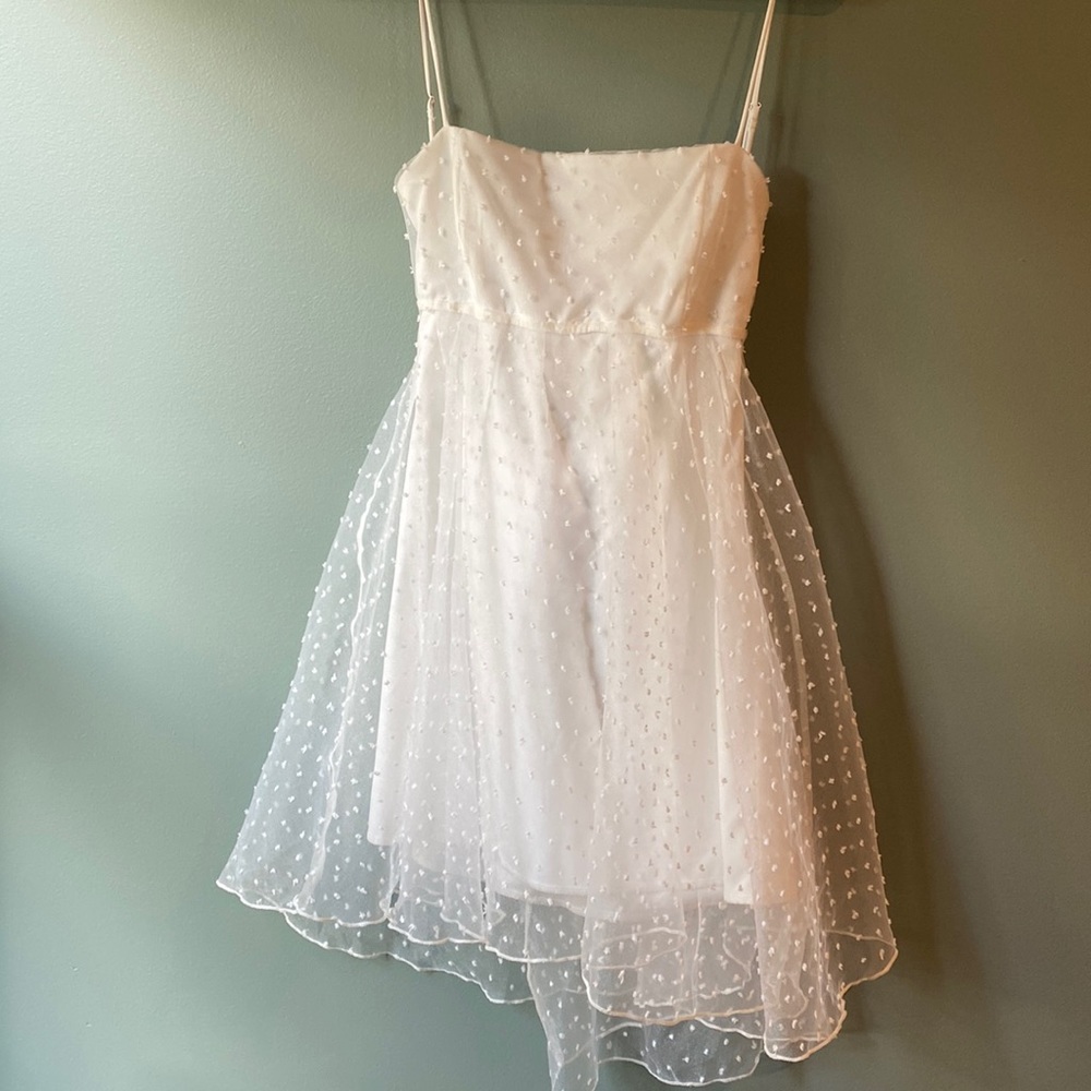 Lucy In the Sky Presley Baby Doll Dress in White